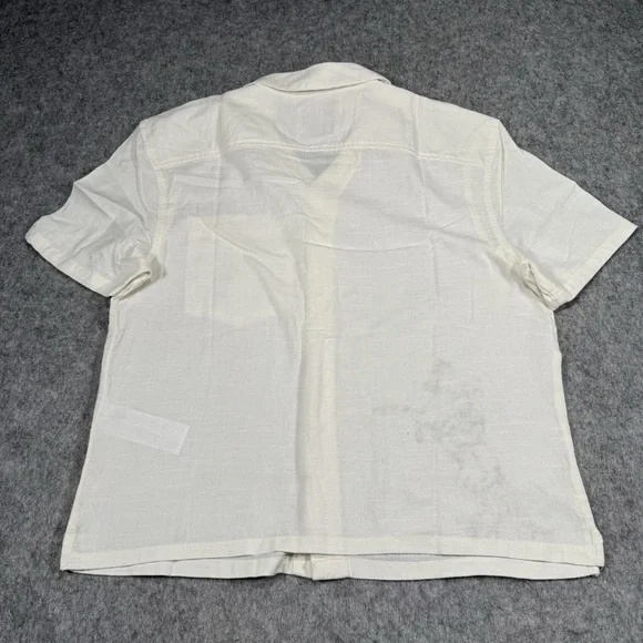 Hollister Short Sleeve Western Casual Button-Down Shirt - Picture 2 of 4